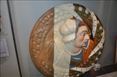 Stirling Castle - a copy of the beautiful wooden carvings that adorn the ceiling in the King's Great Hall: by jimboandjanet, Views[503]