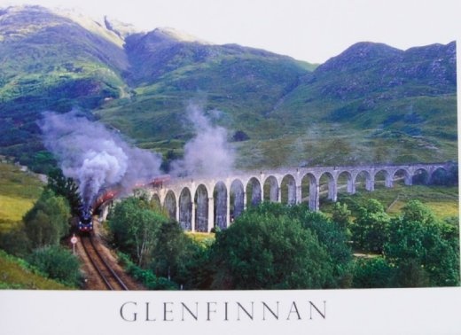 Postcard of The Jacobite Express - 