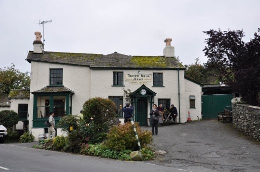 Tower Bank Arms Hotel - along the road from the farm - as featured in Jemima Puddleduck