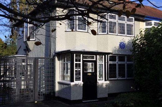 John Lennon home - the window on the top left was his bedroom