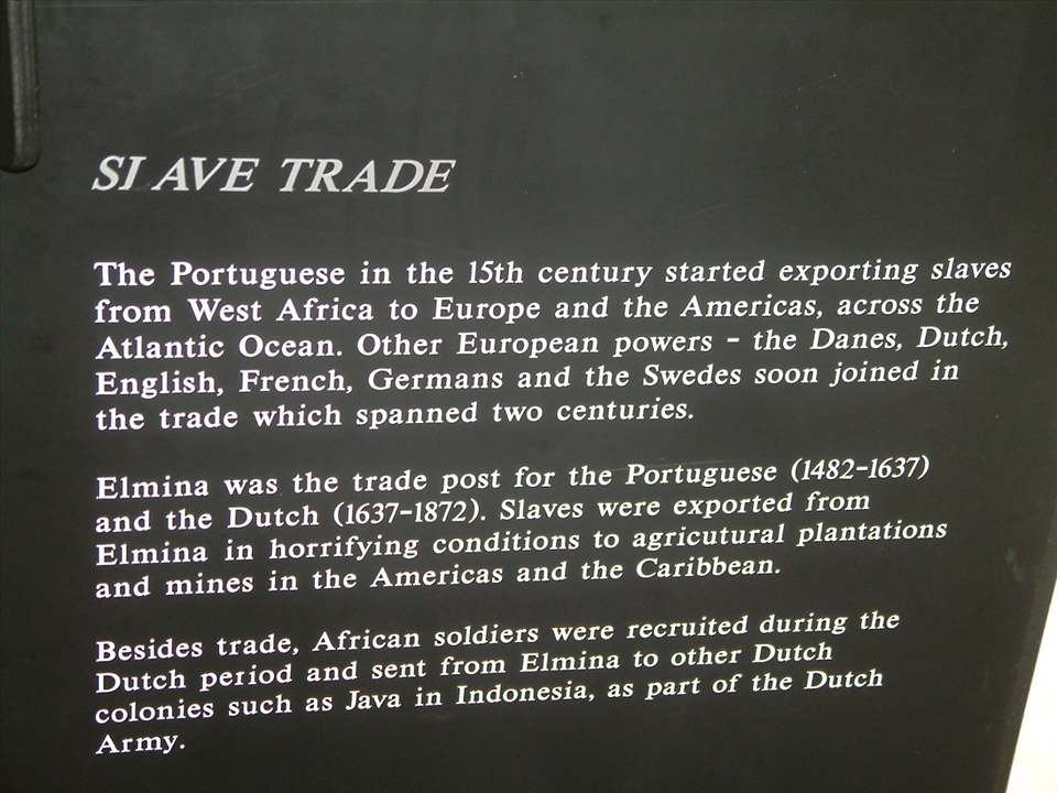 The summary of the Portuguese and Dutch slavery