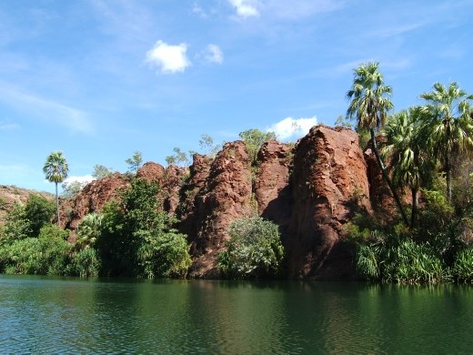 A view in the second gorge at Lawn Hill