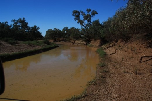 One of the many channels of the Diamantina River in the National Park