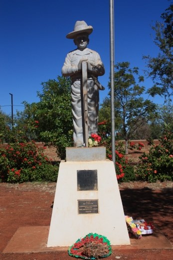 Memorial at the site of the Eliott WW2 Staging Camp
