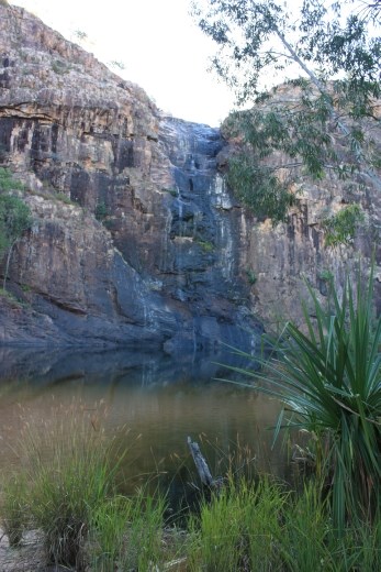 The waterfall at Gunlom - not much water here!