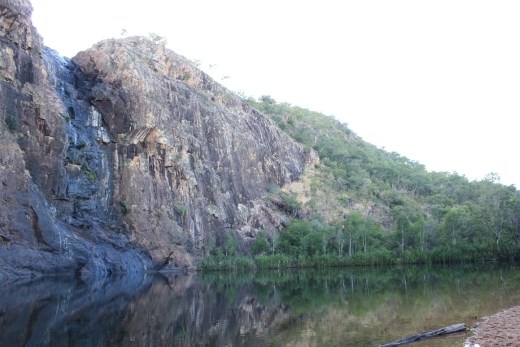 Gunlom Falls with just a trickle