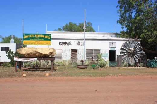 The historic Grove Hill Hotel north of Pine Creek