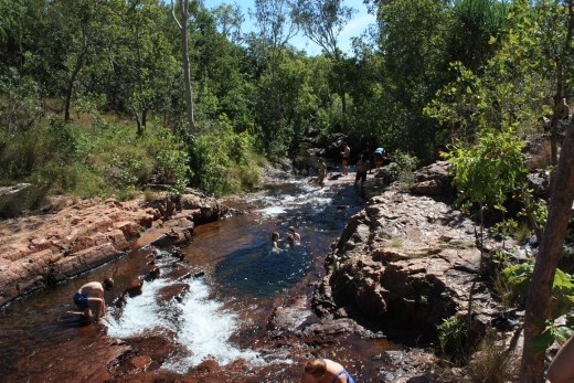 Part of the stretch of water known as Buley Rock Holes