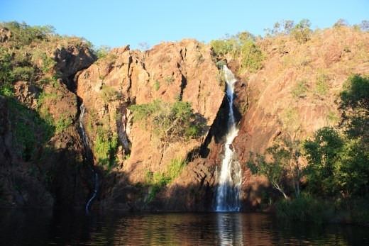 Wangi Falls in the late afternoon light