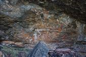 Some of the ancient rock art at Nourlangie Rock south of Jabiru: by jmandjm, Views[148]