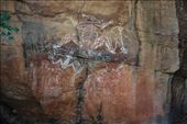 More rock art - the figure on the right is the Lightning Man: by jmandjm, Views[154]