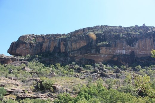 Part of the massive and spectacular Nourlangie Rock