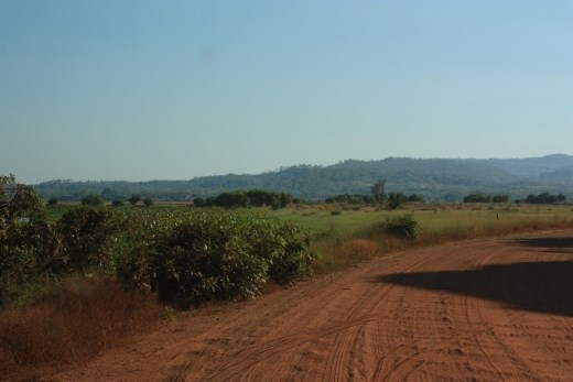 A view of some of the rock formations on the road towards Coburg Peninsular
