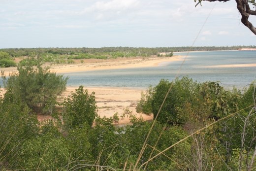 Caiman Creek as it enters Port Essington