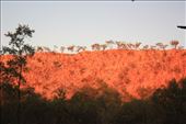 The same escarpment but with the sun reflecting on it as it set: by jmandjm, Views[162]