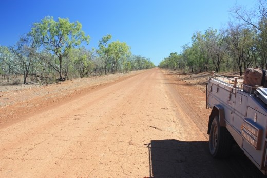Typical view along the Savannah Way