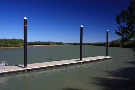 Part of the whalf complex on the Albert River north of Burketown