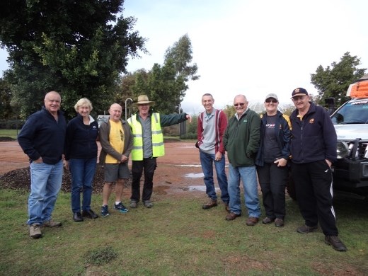 Our group with Richard Dibley and Rick Hall in the middle