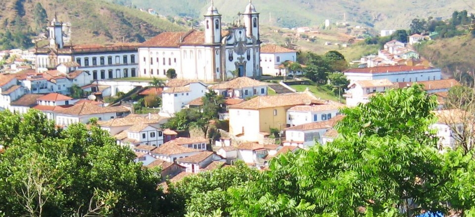 Photo of church in Ouro Preto, Brazil