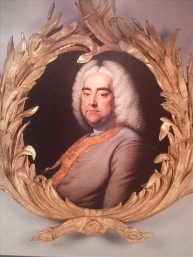 The only photo I was allowed to take at Handel House and even that was illegal!