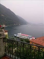 Misty day on Lake Como - view from villa verandah: by joanimil, Views[201]