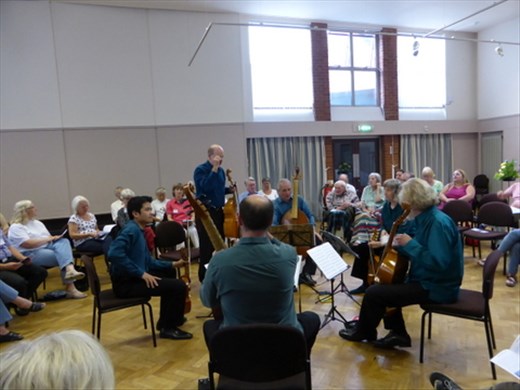 Tutors concert in the round at Benslow