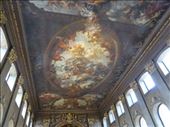 Painted ceiling at Royal Naval College