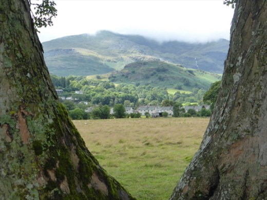 View of the hills from Coniston Water