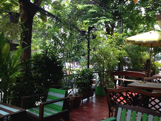 Lunch at hostel in Bangkok