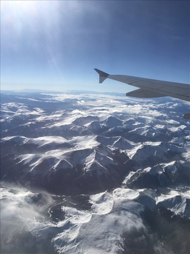 Say bye to the snow mountains and say hi to the skyscrapers. 