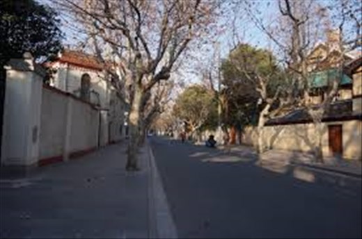 Wukang road in winter