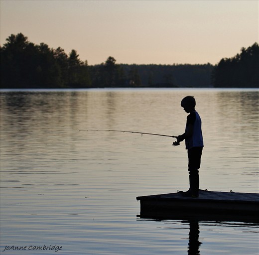 I went on a fishing trip to Lake Nipissing and found I was not the only one fishing.