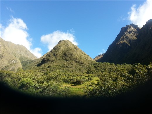Starting the ascent up Dead Woman's Pass