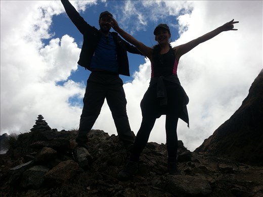 Made it! Top of Dead Woman's Pass