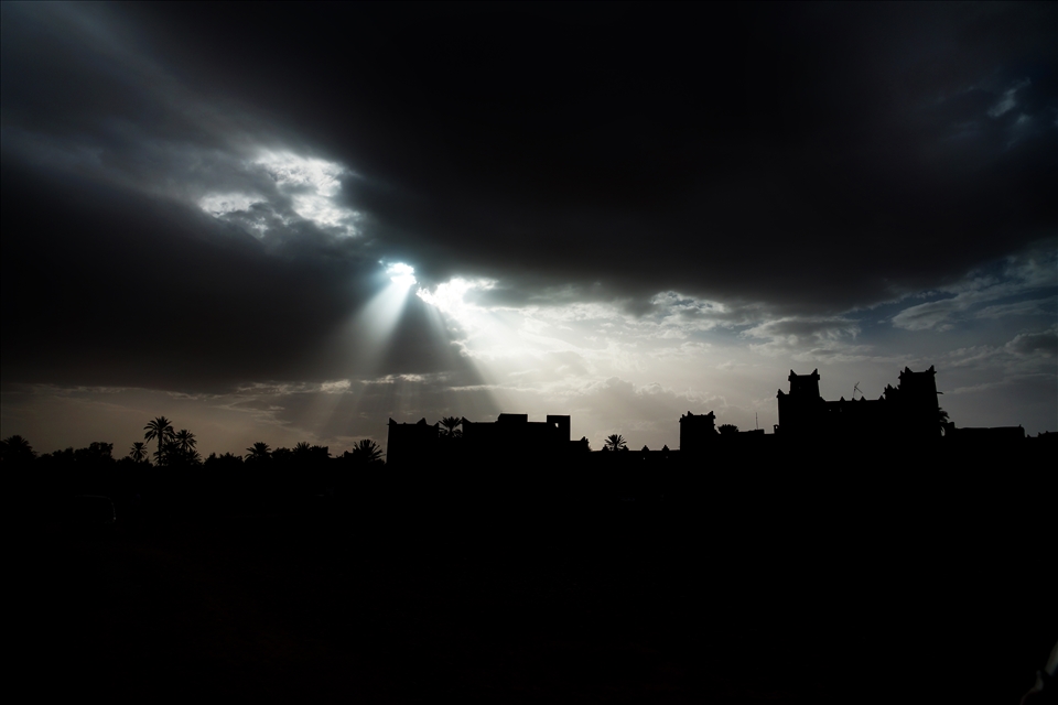 Kasbah at Dusk - Morocco