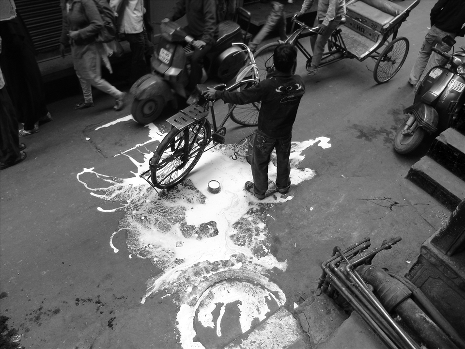 Spilled Milk - Chandni Chowk, Delhi