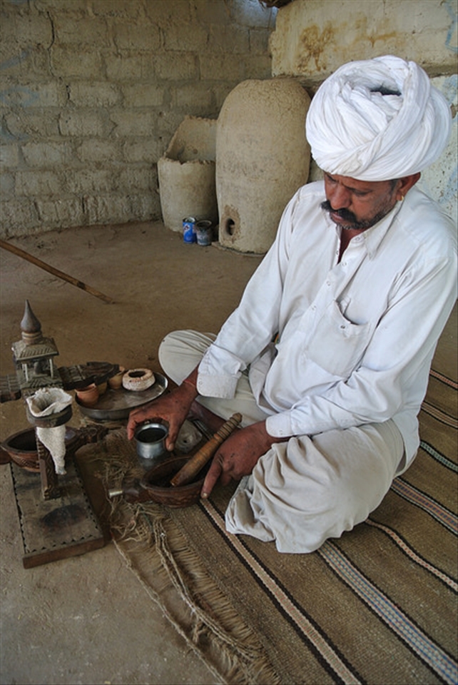 The art of opium making in Bishnoi Village