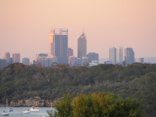 View of Perth from Fremantle
