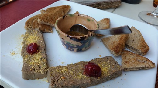 Pate at La Porta restaurant