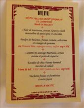 Menu, Le Comptoir, Paris: by johnsteel, Views[547]