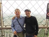 Peter and Joel at the top of the Eiffel Tower Paris: by johnsteel, Views[328]