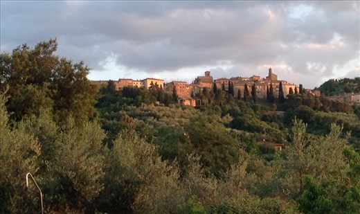 Hilltop town, Panicale Umbria, Italy
