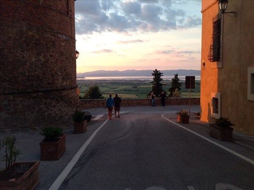 Evening view from Panicale