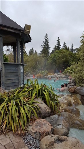 Thermal pools in Hamner Springs
