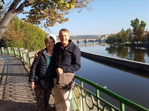 The two of us in Prague