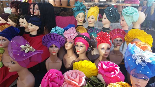 Hats in Dalston Market