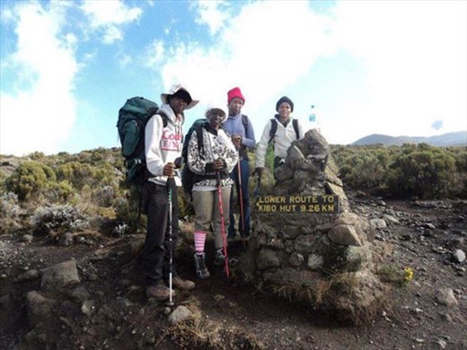 During climbing..............Me from left