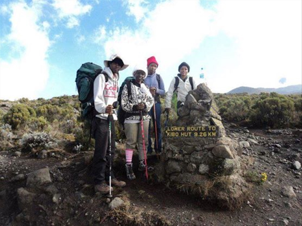 During climbing..............Me from left