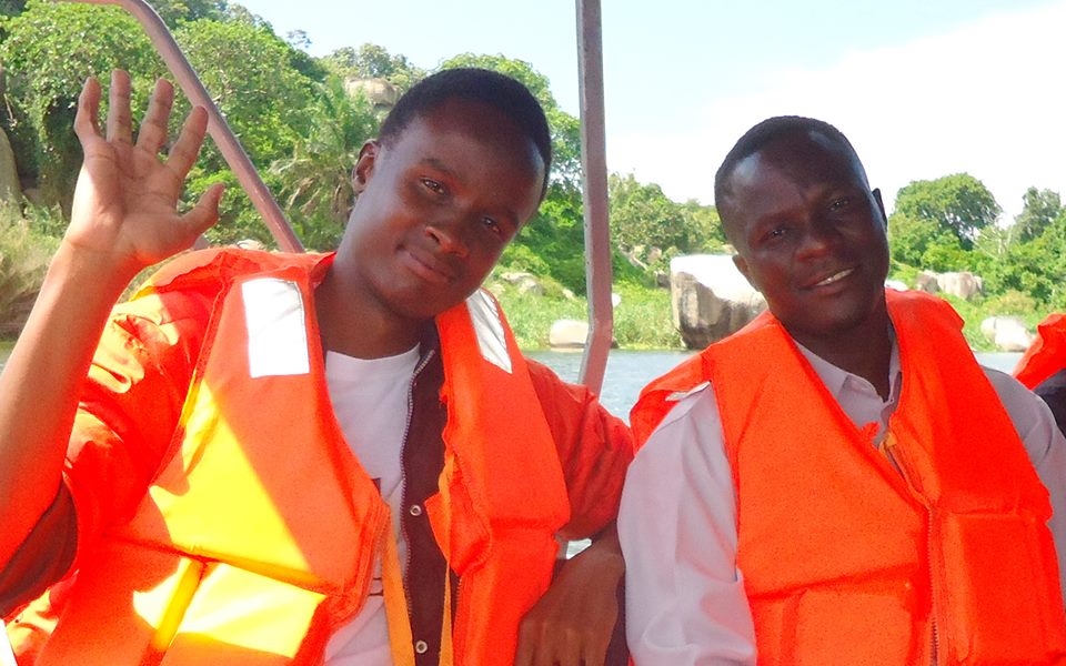 Visited Saanane Island National Park..............Me on the Left