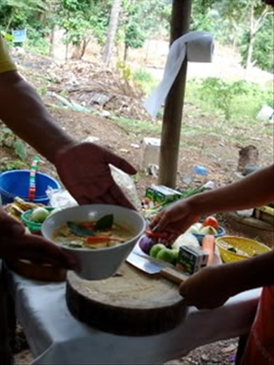 in the cooking class